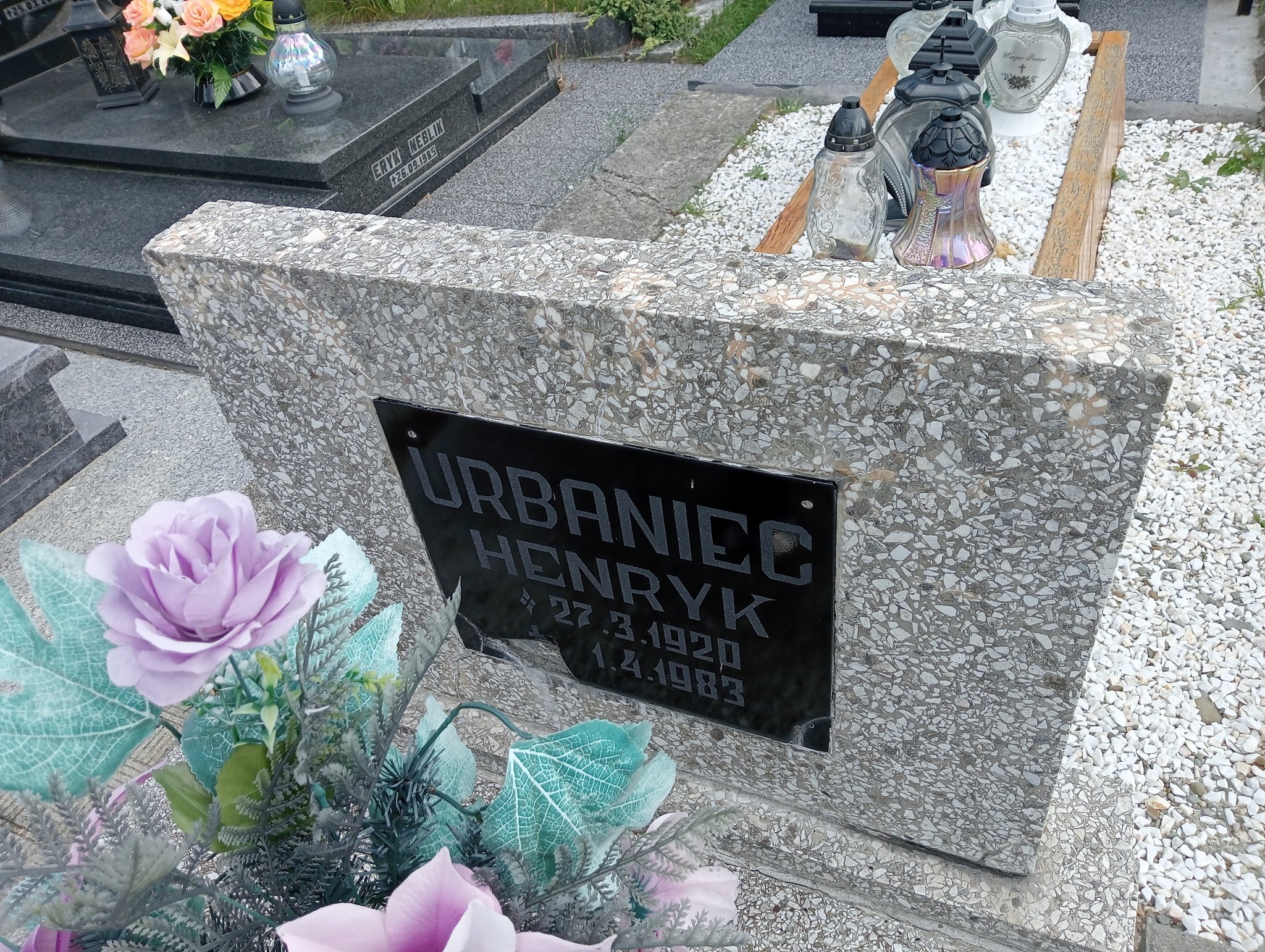 Henryk Urbaniec 1920 Gorzyce - Grobonet - Wyszukiwarka osób pochowanych