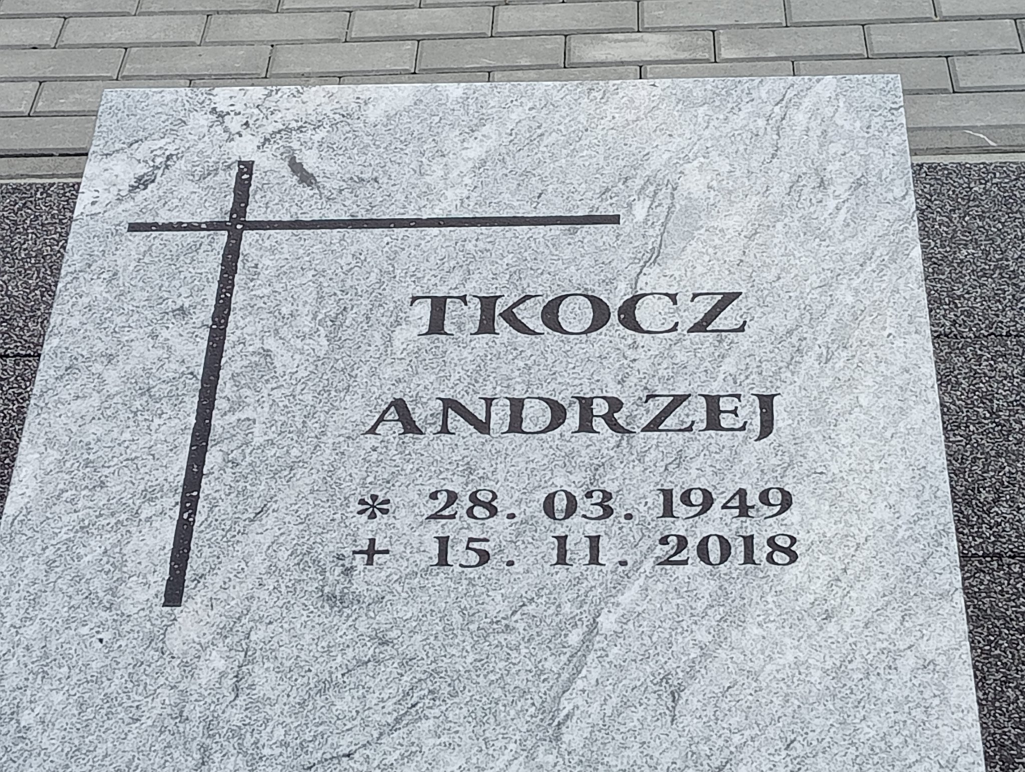 Andrzej Tkocz 1949 Gorzyce - Grobonet - Wyszukiwarka osób pochowanych